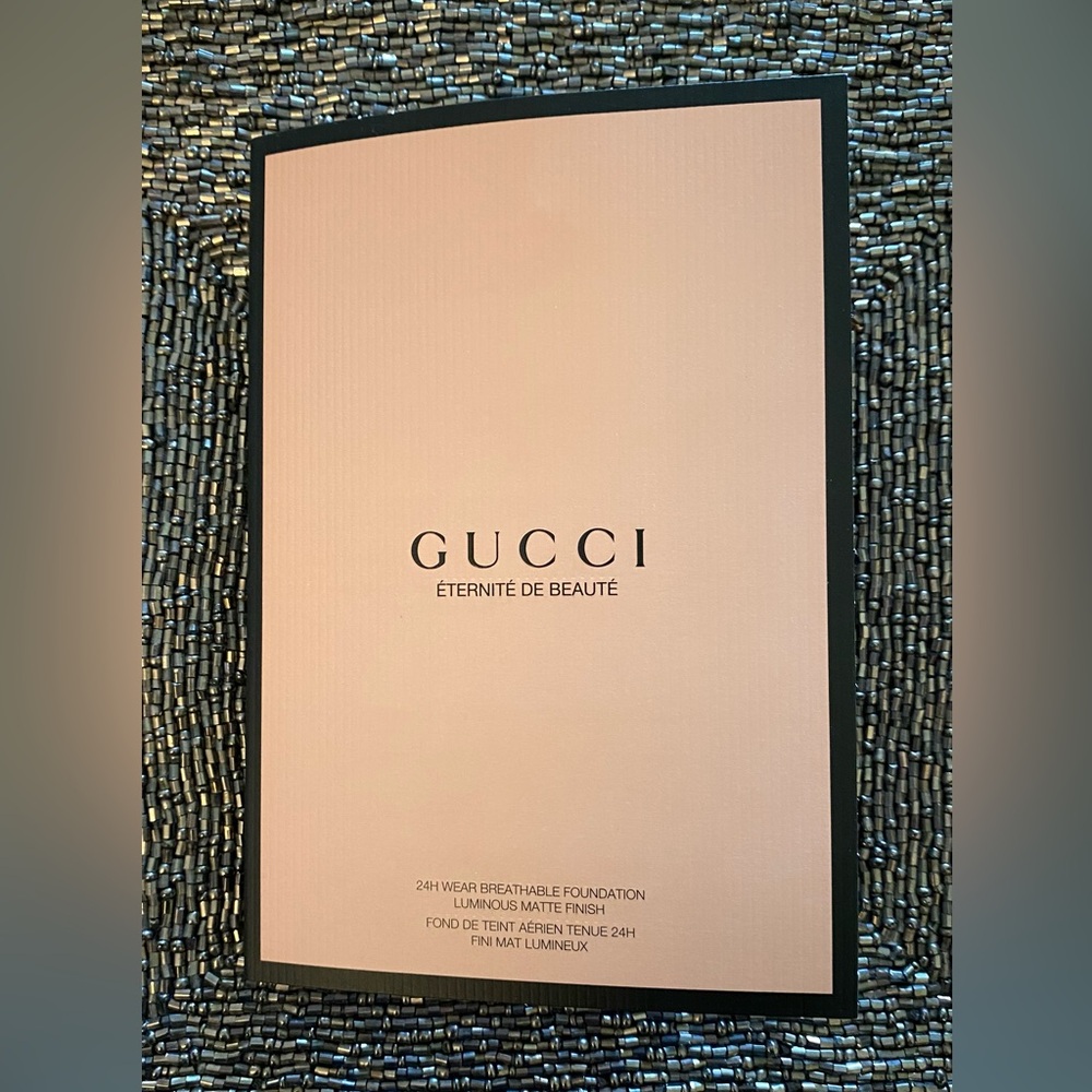 4️⃣ FOR 💲1️⃣5️⃣ GUCCI 24 Hour Full Coverage Luminous Matte Finish Foundation